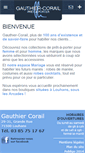Mobile Screenshot of gauthier-corail.com